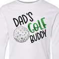 thumbnail image 4 of Inktastic Dad's Golf Buddy with Golf Ball Long Sleeve Youth T-Shirt, 4 of 5