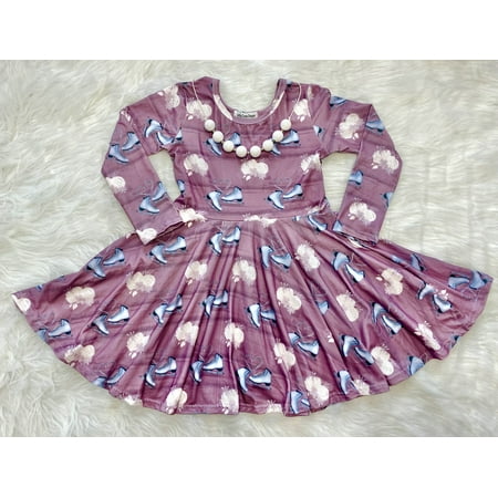 

Twirly Floral Figure Skating Dress