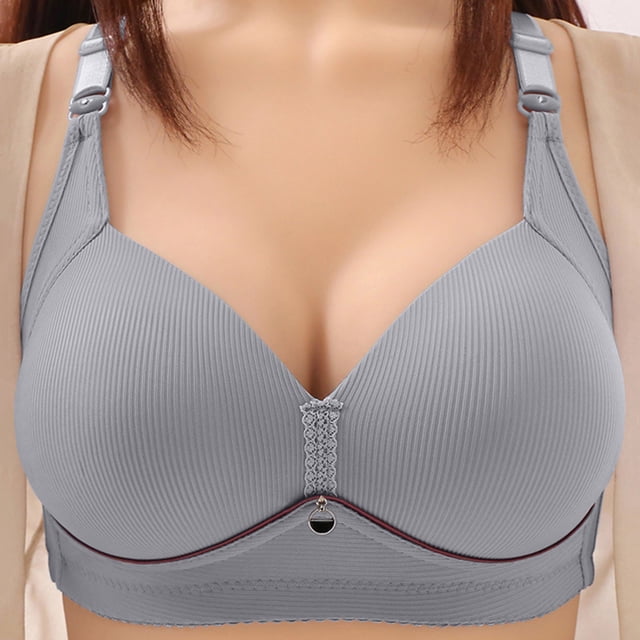 WILLBEST Brasier Sin Costuras Para Mujer Sujetador Cómodo De Talla Grande Sin Aros De Acero Para Mujer, Para Edades Medianas Y Mayores, Fino Y Cómodo.