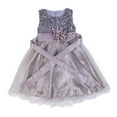thumbnail image 4 of PENGXIANG Fleur Fille Robe Dentelle Solide Bébé Princesse Concours Partie Robes de Demoiselle d'Honneur, 4 of 4