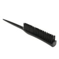 thumbnail image 4 of Cepillo para burlas de cabello, nailon de 3 filas, añade volumen, ergonómico, portátil, para estilizar el cabello, cepillo de cola de rata para salón, 4 of 8