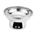 thumbnail image 2 of Siruishop Double Handled Lidless Thai Hot Pot Lightweight for Shabu Shabu Home Camping L, 2 of 8