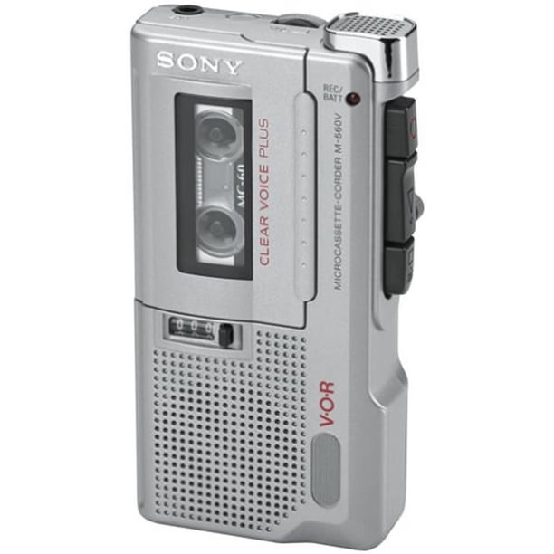 Grabadora de voz en microcasete Sony M-560V con VOR
