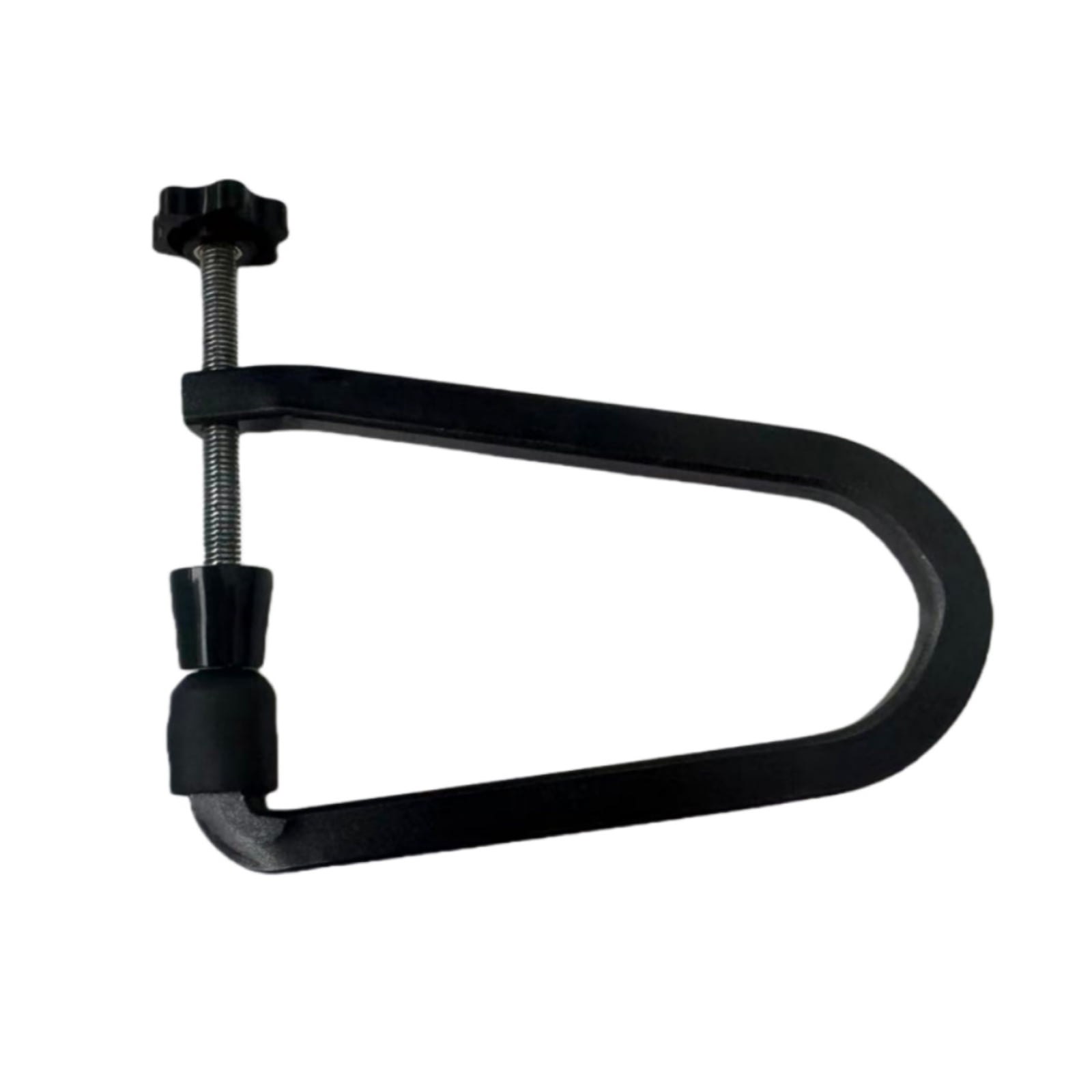 U Shape Adjustable Bridge Clamp for Black Classical Guitars with Stable Mounting Systems and Precise Installation