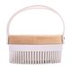 thumbnail image 1 of Cepillo masajeador de mano para el cuero cabelludo, de silicona suave, para el cabello. gris, 1 of 9