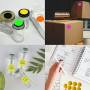 Royal Green Color-Coding Labels 1.25 inch Round Dot Stickers in Pastel Pink, Large Circle Sticker 30mm - 75 Pack