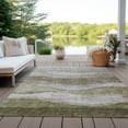 thumbnail image 6 of Addison Rugs Chantille Indoor/Outdoor Transitional Swirls Taupe Washable Rectangle Rug, 2'6" x 3'10", 6 of 6