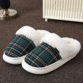 thumbnail image 2 of Gubotare Pantoufles d'Extérieur pour Femmes Pantoufles Confortables pour Femmes Mousse à Mémoire de Forme - Doublure en Peluche Douce Antidérapantes Intérieur Extérieur Chaussures à Bout Ouvert Cadeau Tendance Taille 8.5 (Vert Foncé,8.5), 2 of 9