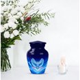 thumbnail image 7 of Owl Keepsake Memorial Urn For Ashes Adult Male And Female - White Cremation Urns For Adult Man And Women - 3 Inch Blue Mini Urns For Human Ashes For Mom And Dad, 7 of 7