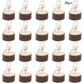 thumbnail image 2 of Coofit Porte-Cartes en Bois : 20 Pcs Mini Porte-Notes Photo Porte-Photos Filaire, 2 of 10