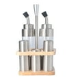 thumbnail image 3 of Seasoning Bottle Set, Wooden Rack Seasoning Bottle Set Waterproof  For Kitchen, 3 of 8