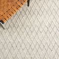 thumbnail image 6 of SAFAVIEH Trace Giselle Geometric Area Rug, Blue/Black, 6' x 6' Square, 6 of 8