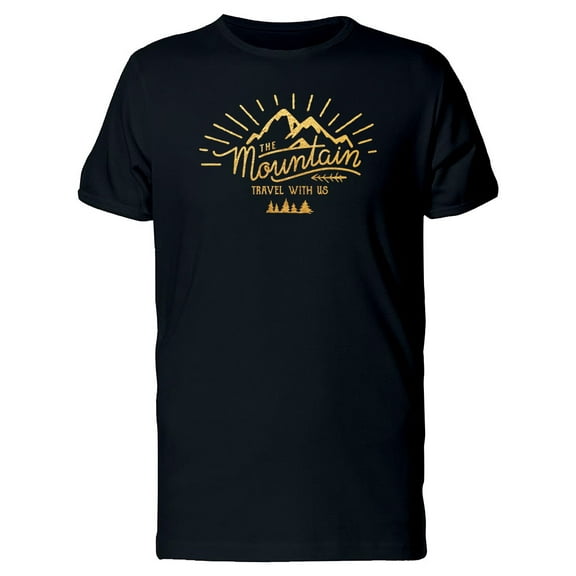 The Mountain Travel With Us Tee Men's -Image by Shutterstock