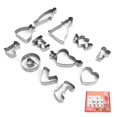 thumbnail image 5 of Eespoir 12 Pcs Valentine's Day Cookies Cutters Set, Food-Grade Stainless Steel Cookies Cutters, Valentines Shapes Heart, Baking Tools, 5 of 5