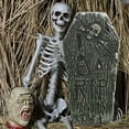 thumbnail image 4 of wirlsweal Halloween Foam Tombstone RIP Horror Multi-styles Spooky Realistic Scene Layout Prank Props Ghost Festival Yard Decor Graveyard Tombstone Party Supplies, 4 of 10