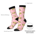 thumbnail image 4 of Xecao Avocado Lovers Pattern Sport Socks for Women and Men Crew Socks Sporty Calf Socks Casual Socks, 4 of 6