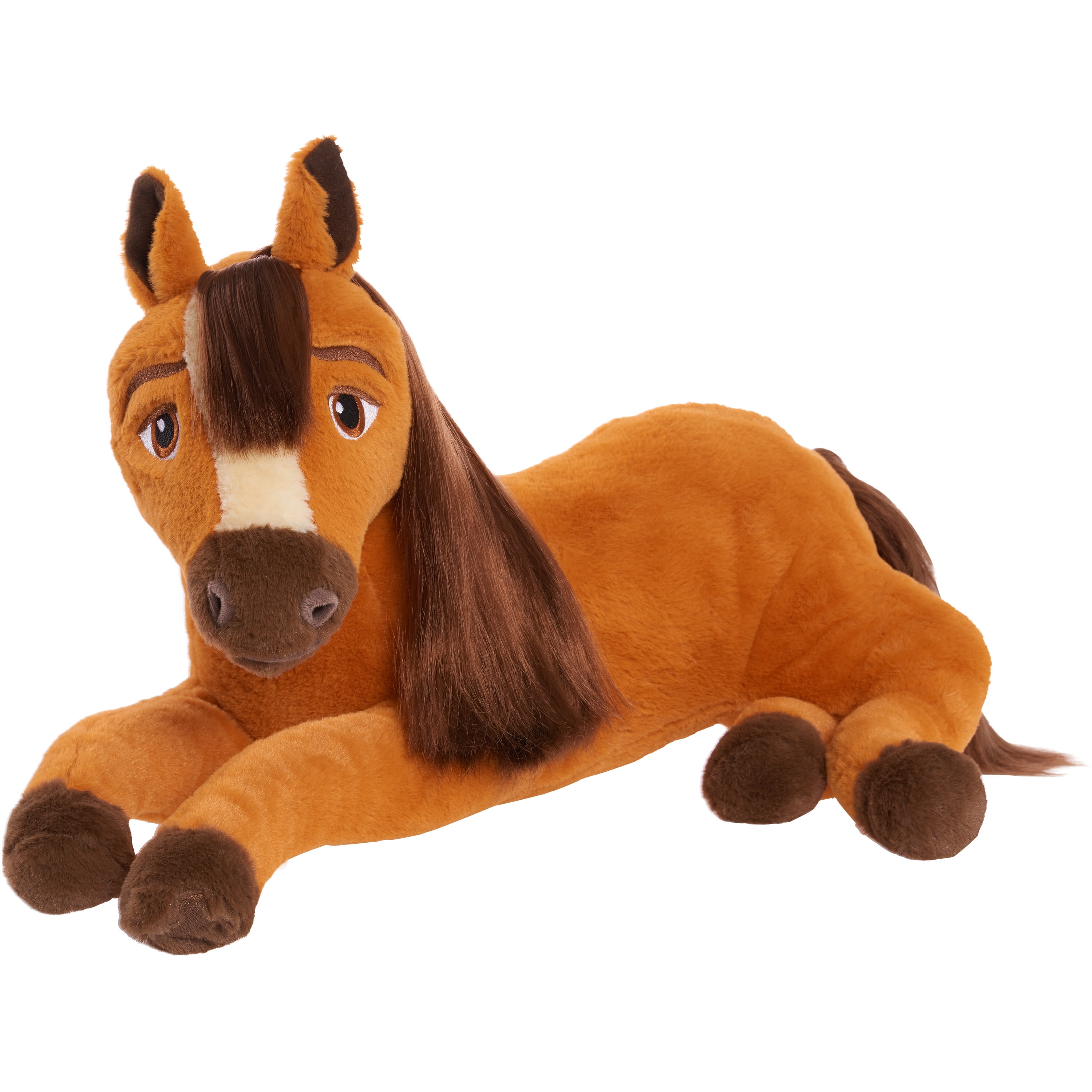 DreamWorks Spirit Riding Free Large Spirit Plush,  Inch Tall and 18  Inch Long, Stuffed Animal, Horse, Kids Toys for Ages 3 Up, Gifts and  Presents 