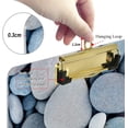 thumbnail image 3 of FMSHPON 3D Sea Round Cobblestone Print Clipboard Hardboard Wood Nursing Clip Board and Pull for Standard A4 Letter 13x9 inches, 3 of 6