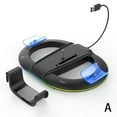 thumbnail image 4 of Support Vertical Universel pour PS5 Pro et PS5 Slim, Station de Refroidissement Verticale pour Console de Jeu avec Éclairage RVB, Support pour Écouteurs et Concentrateur USB 2.0 pour Appareils Externes, 4 of 5