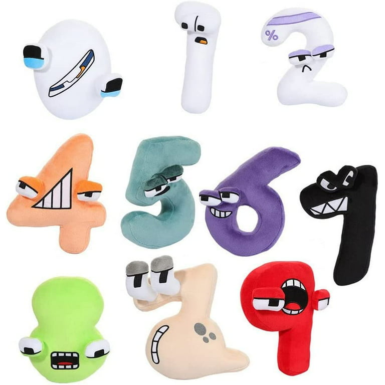 Alphabet Plushies Toy for Fans Gift, Cute Stuffed Figure Doll for Kids
