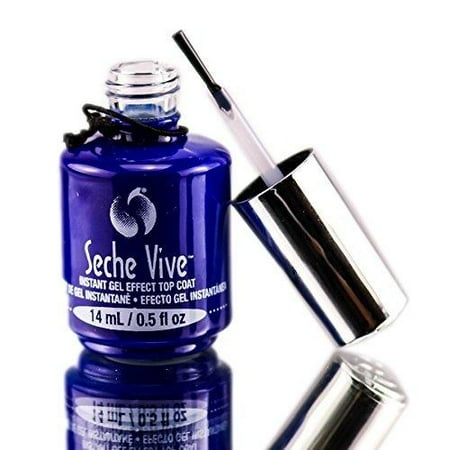 SECHE Vive Instant Gel Effect Top Coat (Best Gel Top Coat)