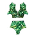 thumbnail image 3 of Sexy High Waist Bikinis Sets Ruffled Printed Women‘s Swimsuit Dot Two Pieces Swimwear Brazilian Bathing Suits Beachwear 2024, 3 of 7