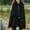 Black, variant on Winter Cape Wool Cape Coat Women's Outerwear Winter Cloak Womens Cape Hooded Cape Blue 2 M