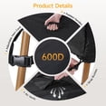 thumbnail image 4 of Funda para muebles de patio ONBRILL, 325 x 213 x 71 cm, impermeable, negra, 4 of 8
