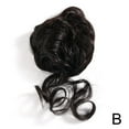 thumbnail image 1 of Messy Bun Hair Piece Scrunchie Updo Wrap Hair Extensions Real HumaK8 Lot Y5 B4C1, 1 of 1