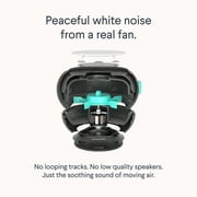 SNOOZ White Noise Sound Machine - Real Fan Inside, Control via iOS and Android App - Charcoal