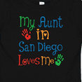 thumbnail image 4 of Inktastic My Aunt in San Diego Loves Me Boys or Girls Baby T-Shirt, 4 of 5
