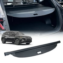 Retractable Cargo Cover for Hyundai Tucson 2022 2023 2024, Anti-Peeping Rear Trunk Cover Luggage Privacy Security Shield Shade(Carbon Fiber)