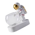 thumbnail image 2 of WORGEOUS Jardinera de agua Florero de vidrio Florero de almacenamiento de flores Adorno de astronauta de resina con lámpara, 2 of 7