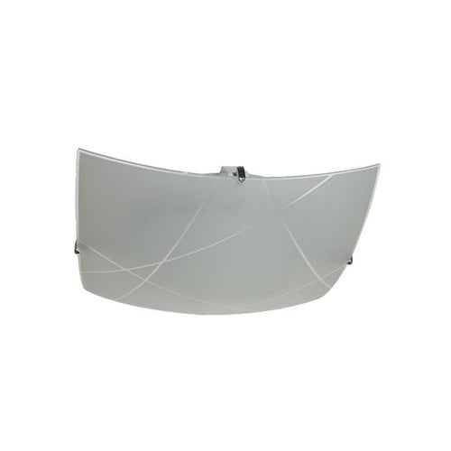Lámpara Techo Plafón Maxxi Vidrio Mate 7x39x39cm Interior