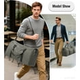 thumbnail image 6 of SYCNB Convertible 2-in-1 Travel Garment Bag, Weekender Duffel Bag for Men & Women, Carry-on Hanging Suit Bag for Travel, Business Overnight Bag for Wrinkle-Free, Olive Green, 6 of 8