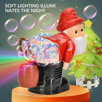 Bubble Blowing Santa, Automatic Bubble Machine Santa