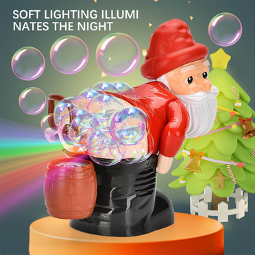 Bubble Blowing Santa, Automatic Bubble Machine Santa