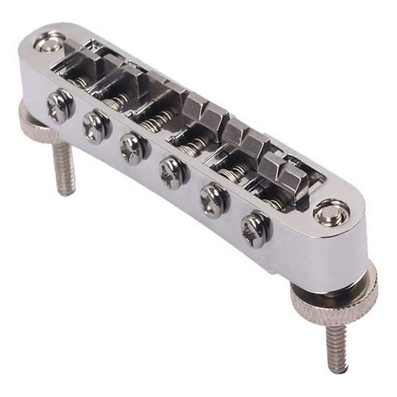 LP Bridge Tune O Bridge Adjustable Chrome Plated Guitar Bridge for Guitars Musical Replacement Accessory