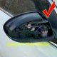 thumbnail image 2 of For For Mazda 6 Atenza GH 2009 2010 2011 2012 2013 Car Door Rearview Mirror Cover Cap Carbon Shell Housing High Quality Painted, 2 of 4