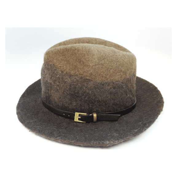 $95 Raffaello Bettini Brown Fedora (Lg)