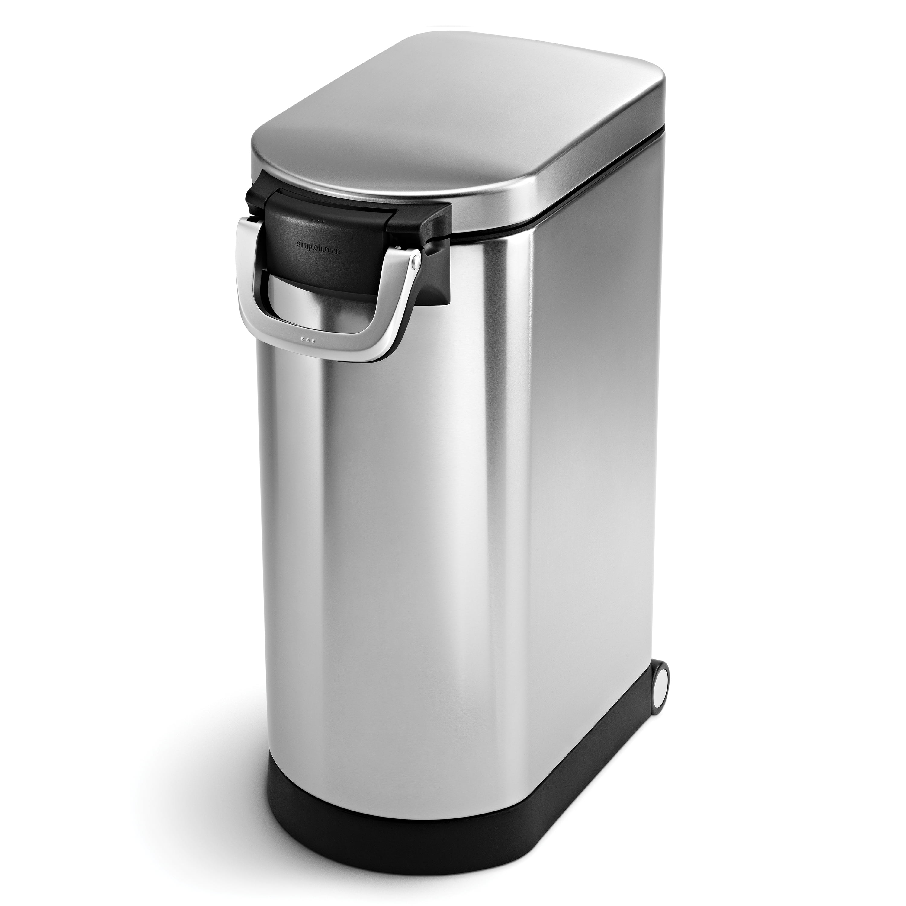 Photo 1 of (DENTED SIDES)
simplehuman 35 Liter, 40 lb / 18.1 kg Extra Large Pet Food Storage Container, Brushed Stainless Steel