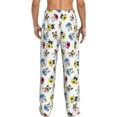 thumbnail image 3 of Balery French Bulldog With Coffee Cup print Men's Pajama Pants,Ultra Lightweight Pjs,Lounge Pant-Medium, 3 of 9