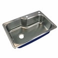thumbnail image 2 of Transolid Meridian 33'' L x 22'' W Drop-in Kitchen Sink, 2 of 5