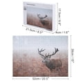 thumbnail image 5 of Red Deer During Rutting Season on A Misty Autumn Morning Jigsaw Puzzles 1000 Pieces for Adults, Challenging Puzzle Perfect for Game Nights, 5 of 5