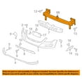 thumbnail image 3 of For 09-11 Tiguan Front Bumper Reinforcement Crossmember Impact Bar Type 1 Cover, 3 of 5