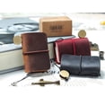 thumbnail image 2 of Practical Mini Notepad Notebook School Supplies Office Worker Students Stationery for Home Office (Dark Brown), 2 of 8