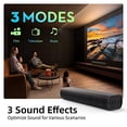 thumbnail image 4 of Barras de sonido para TV de 16 pulgadas, barra de sonido cinematográfica para TV con graves impactantes, barra de sonido Bluetooth para TV con control remoto, altavoces de TV montables en la pared, ba, 4 of 5