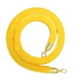 thumbnail image 4 of 1Pcs Queue Line Barrier Rope 1.5M Velvet Playground Theaters Hotel Yellow, 4 of 8