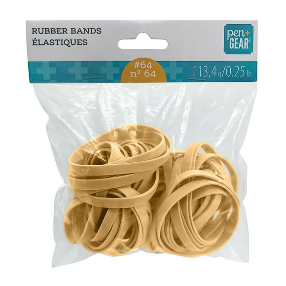 Pen+gear 1/4lb rubber bands #64