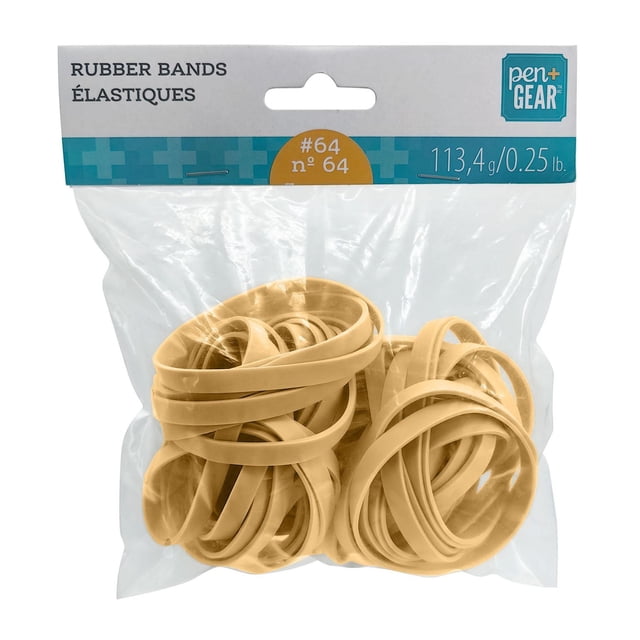 Pen+gear 1/4lb rubber bands #64